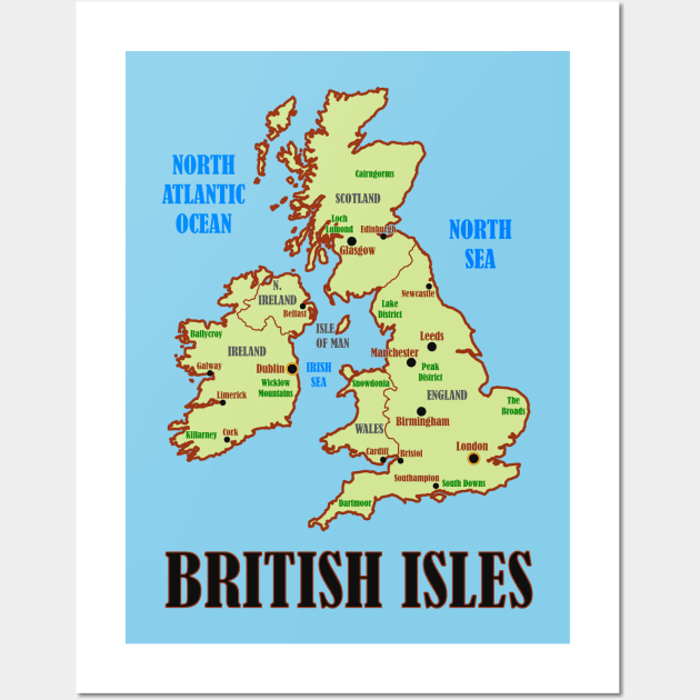 British Isles Wall Art by Pr0metheus